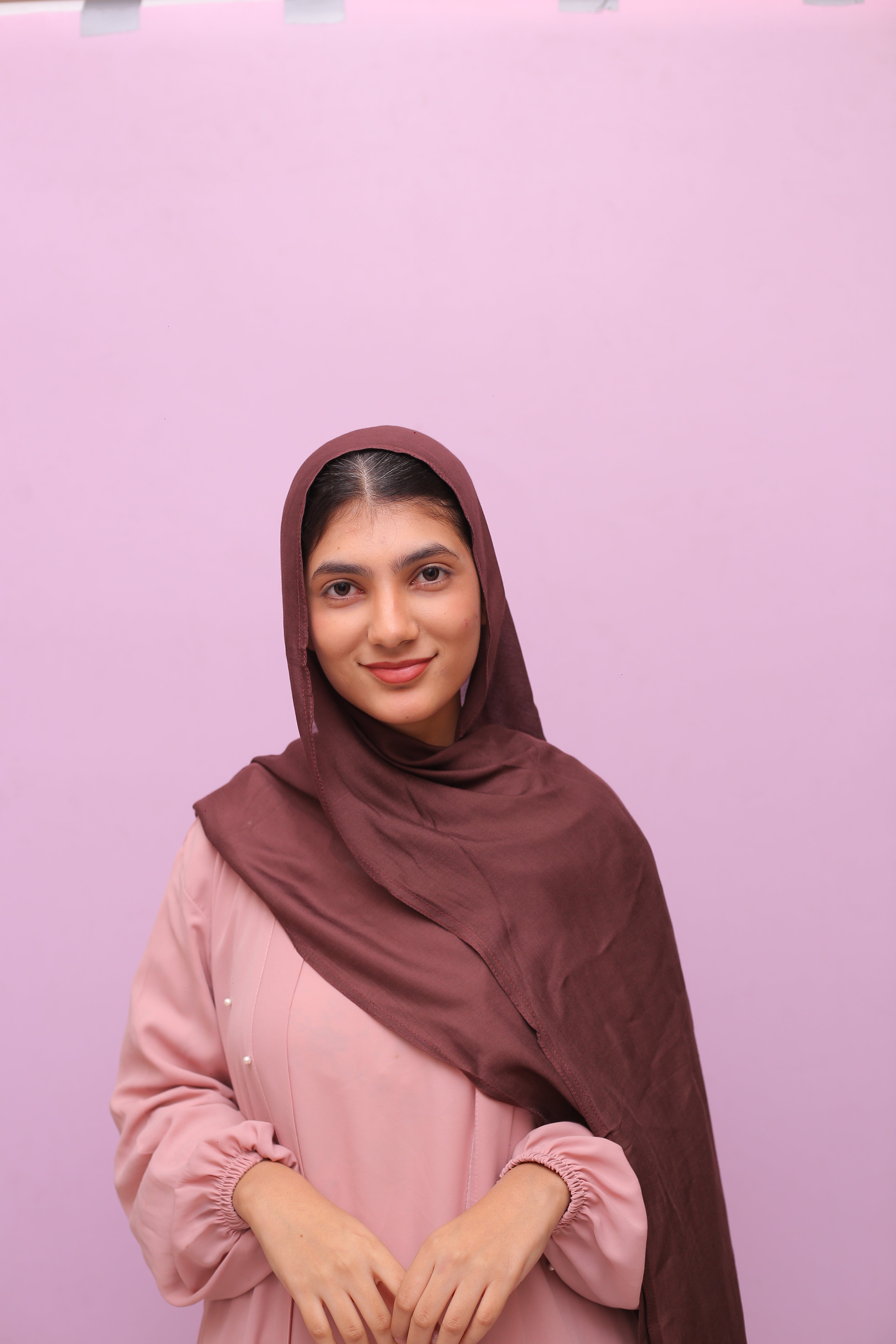 Modal Luxe Hijab – Cocoa Dusk