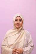 Luxe Modal Hijab – Ivory Whisper