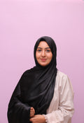 Velvet Silk Hijab – Moonless Night