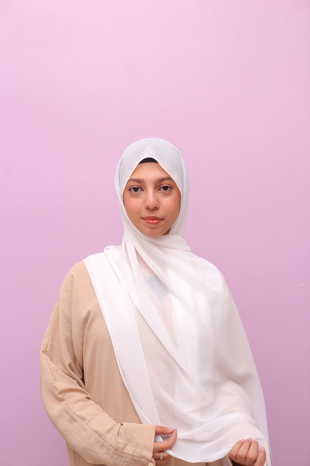 Glittery Georgette Hijab – Diamond Dust