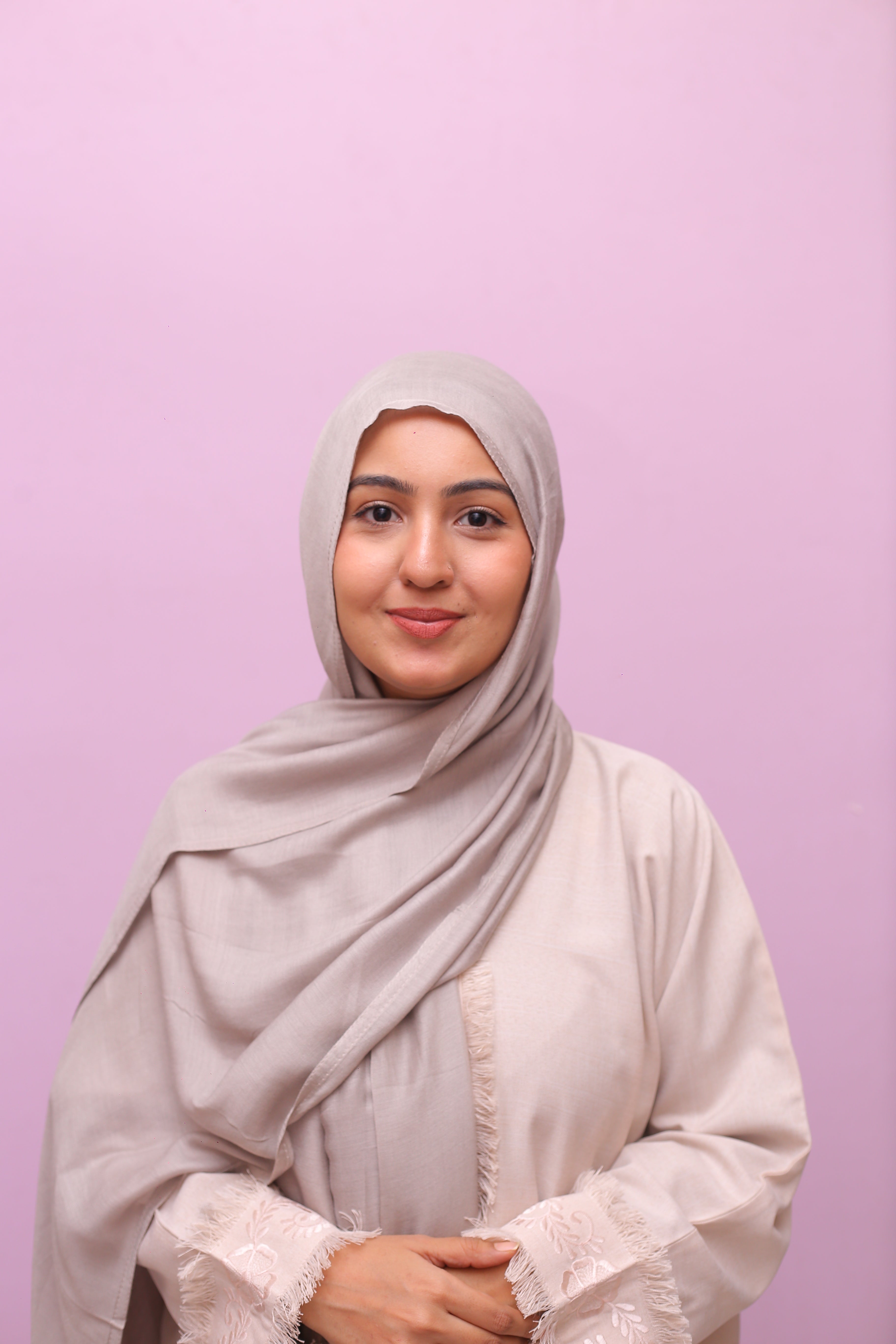 Luxe Modal Hijab – Silver Sand