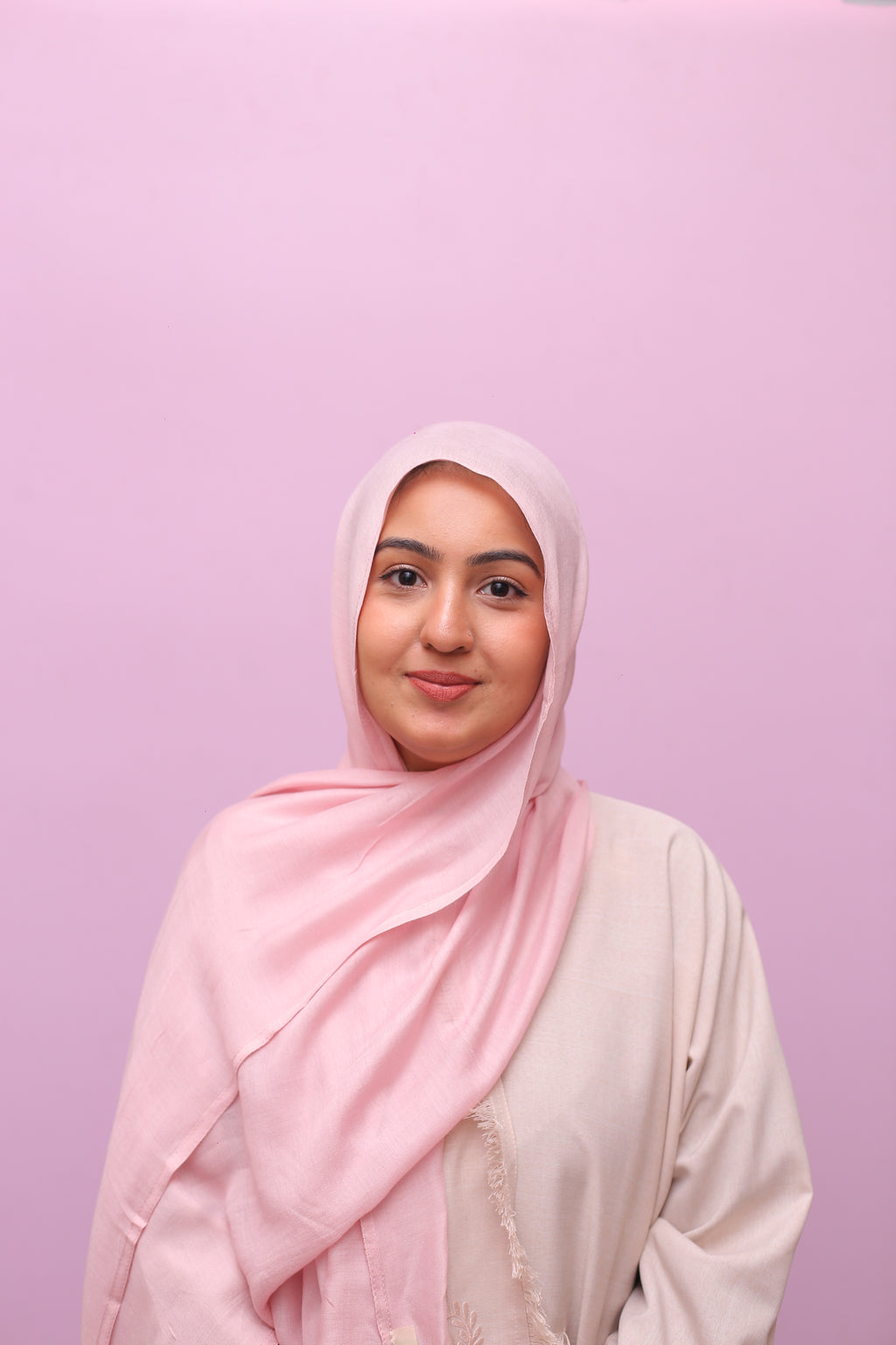 Luxe Modal Hijab – Soft Rose