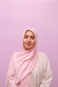 Luxe Modal Hijab – Soft Rose