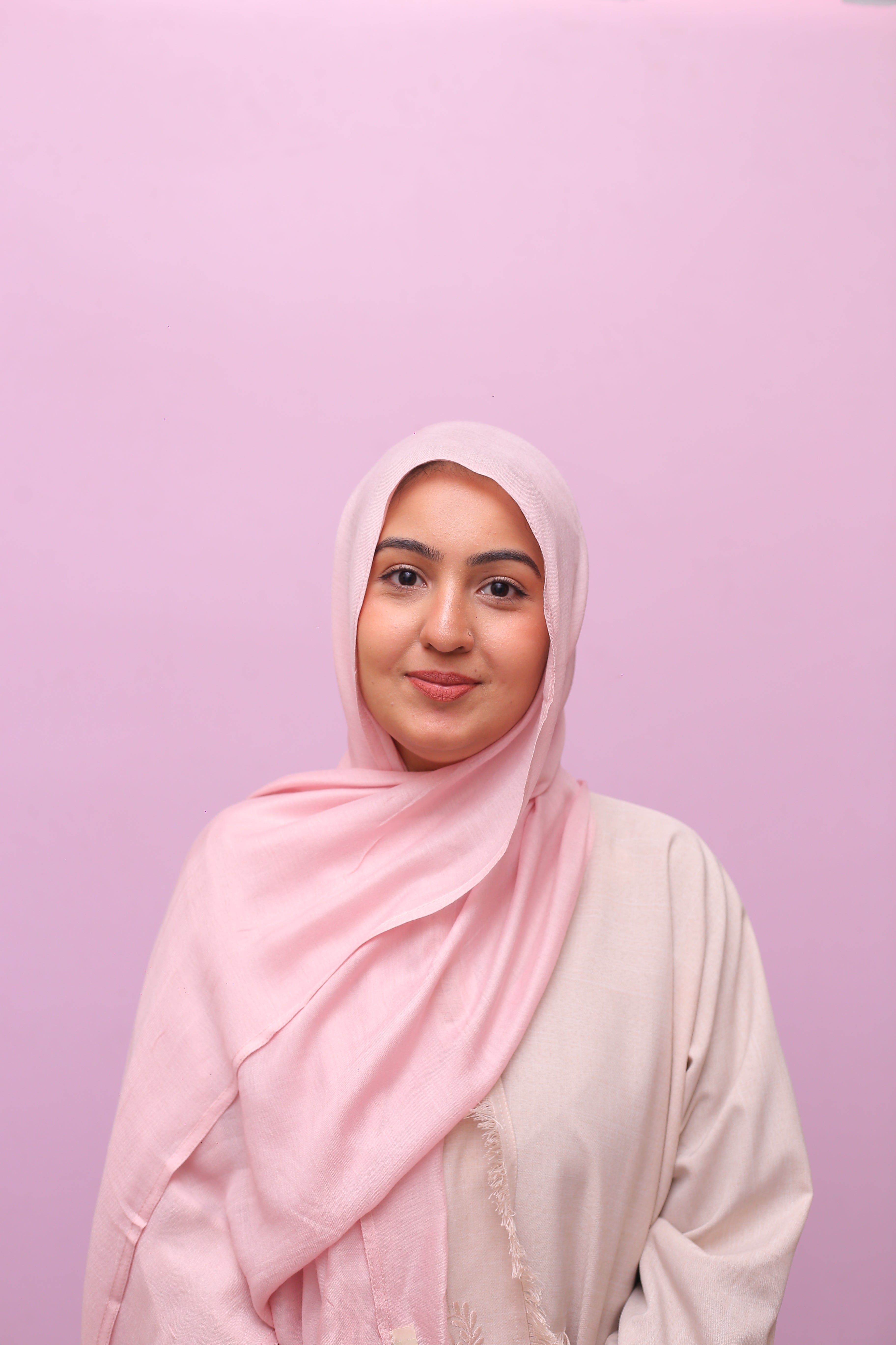 Luxe Modal Hijab – Soft Rose